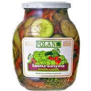 Polan Sliced Dill Cucumbers with Sweet Peppers Salad 840g
