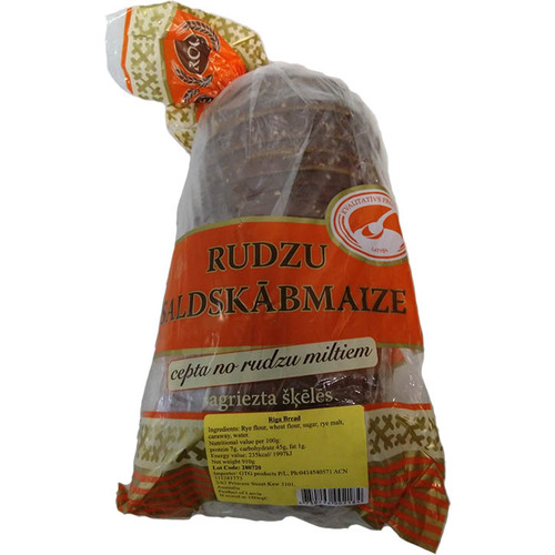 Roga-Agro Rye Bread Riga Sliced 700g