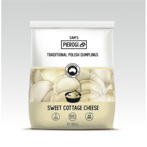 Sam's Pierogi Vareniki Sweet Cottage Cheese Frozen 800g Pelmeni Food