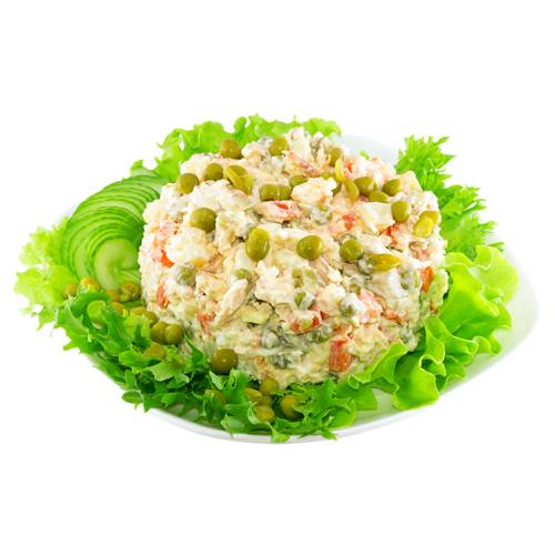 Traditional Russian Salad Olivier 600g / Hand Made