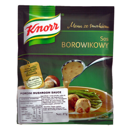 Knorr Sauce Porcini Mushrooms 37g / Sos Borowikowy