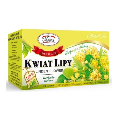 Malwa Herbal Tea Linden Flower 30g / Kwiat Lipy