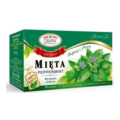 Malwa Herbal Tea Peppermint 40g / Mieta