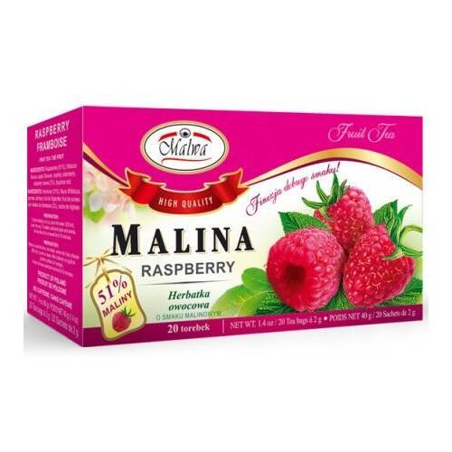 Malwa Fruit Tea Raspberry 20tb 40g / Malina