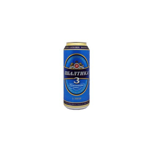 Baltika 3 Classic Pilsner Lager Beer Can 900mL