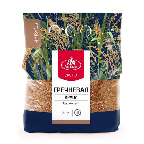 Agro Alliance Roasted Buckwheat Groats Premium 3kg / BB 06.23