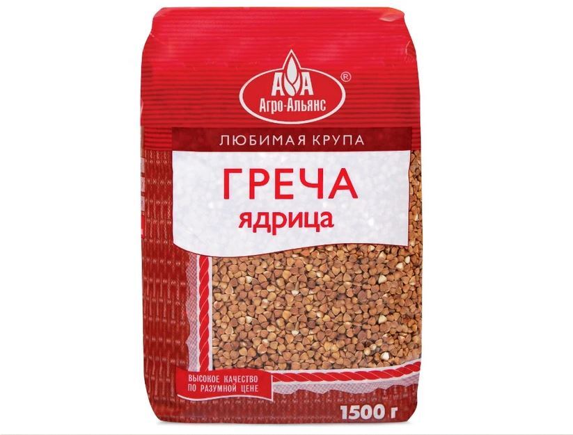 Agro Alliance Roasted Buckwheat Groats Premium 1500g Agro Alliance