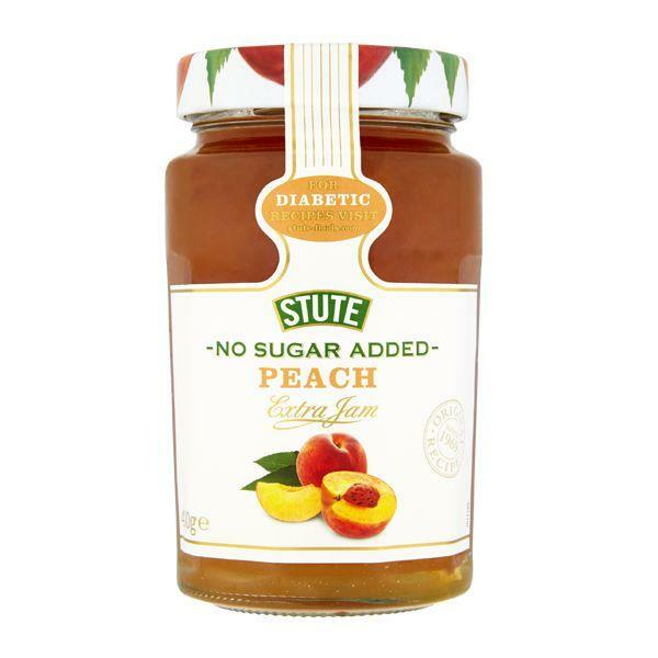 Stute Diabetic Jam Peach 430g / Sugar Free Stute, England