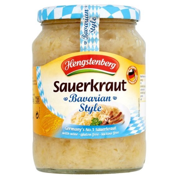 Hengstenberg Sauerkraut Bavarian Style 680g Hengstenberg, Germany