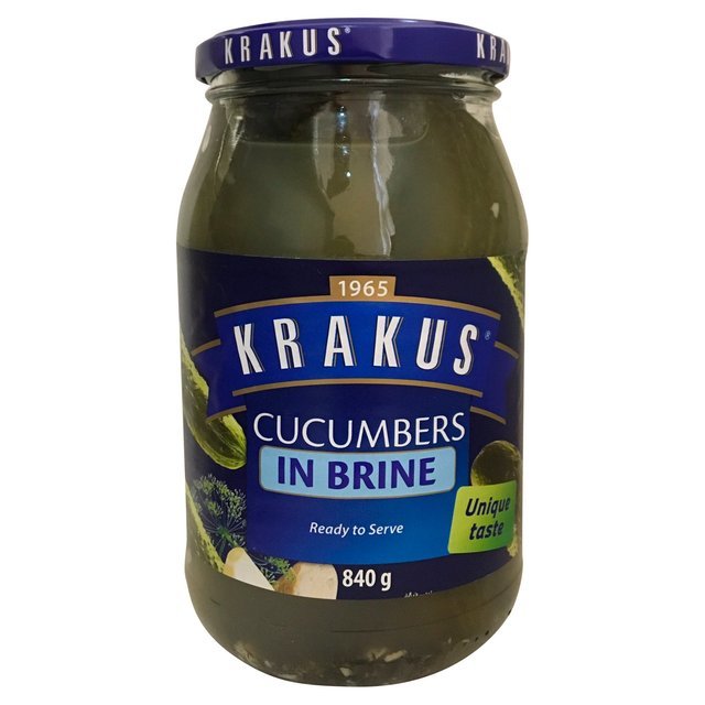 Krakus Cucumbers in Brine 840g Krakus, Poland