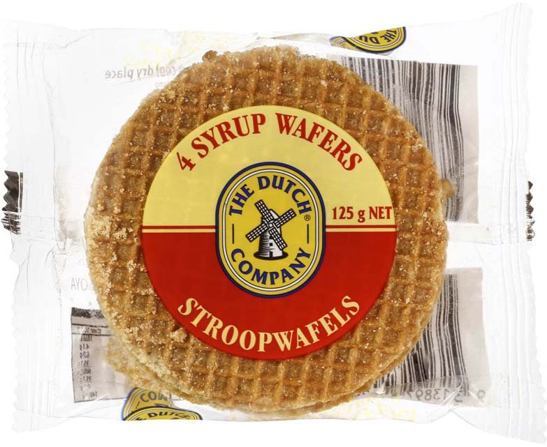The Dutch Company 4 Syrup Waffles 125g / Stroopwafels The Dutch