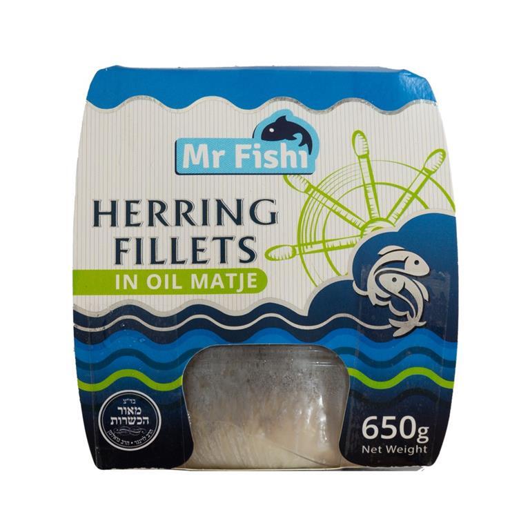 Mr.Fish Herring Fillet Matje in Oil 650g Mr.Fish, Latvia