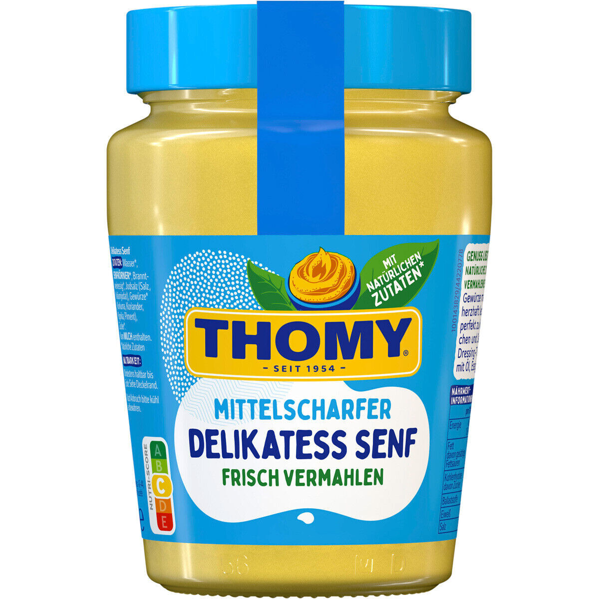 Thomy Mild Mustard Delikatess Senf 265g Thomy, Germany
