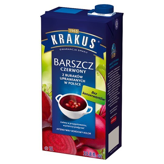 Krakus Barszcz Czerwony Red Borscht Soup 1L - Krakus, Poland