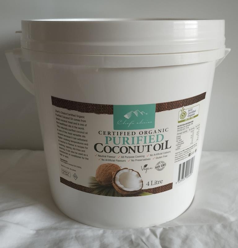 bedreiging tiener Hick Chef's Choice Purified Coconut Oil Certified Organic 4L - Chef's Choice,  Sri Lanka