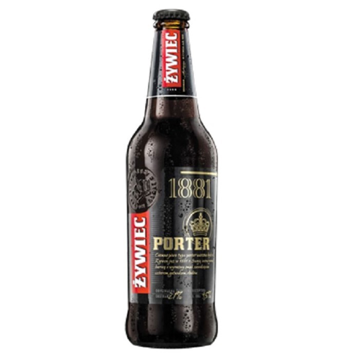 Zywiec Porter Beer Bottle 0.33L Zywiec, Poland