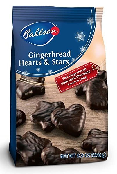 Charm gingerbread-heart blue