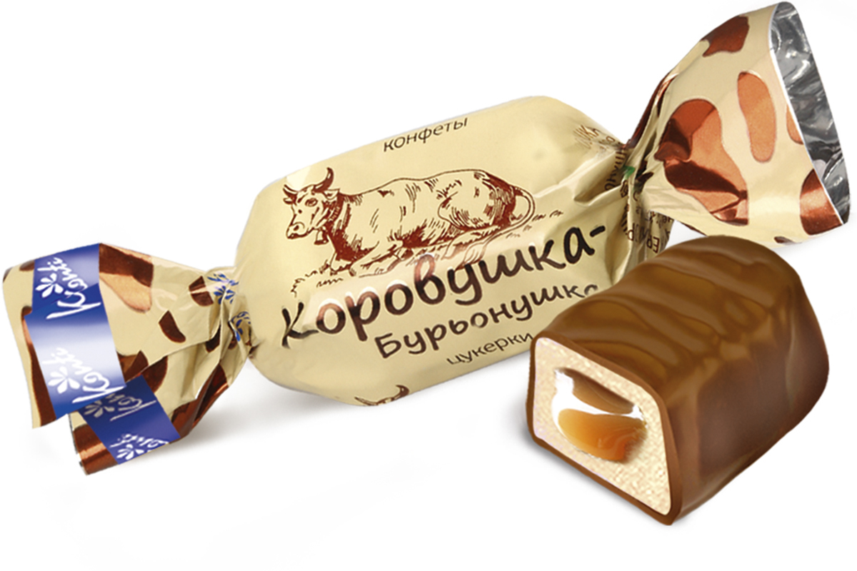 Konti Chocolate Candies Korovushka-Buryonushka Toffee 250g - Konti, Ukraine