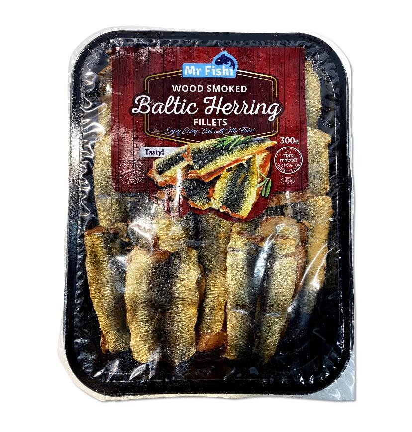 Mr.Fish Baltic Herring Fillets Wood Smoked 300g Mr.Fish, Latvia
