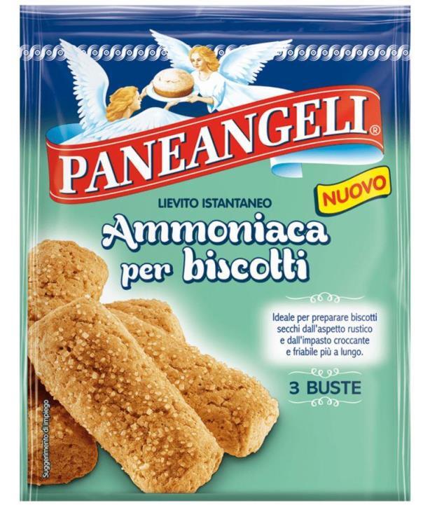 Paneangeli Baking Ammonia 3 Sachets 27g / Ammoniaca per Biscotti