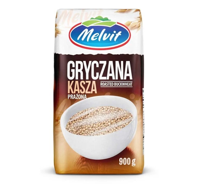 Melvit Groats Roasted Buckwheat Bulk 900g / Kasza Gryczana Prazona