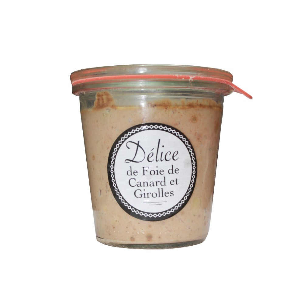 Loste Delice Foie Gras w/Chanterelles Glass Jar 200G / Foie Gras Delice