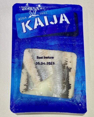 Kaija Herring Fillets in Oil Gardums 400g / Tray - Kaija, Latvia