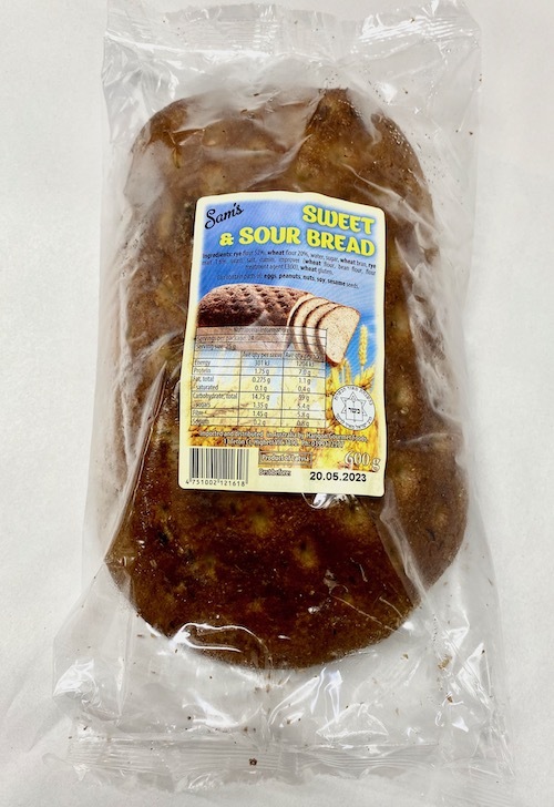 Sam's Rye Bread Sweet & Sour 600g Sam's, Latvia