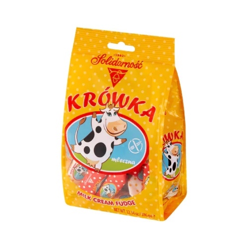 Solidarnosc Krowka Milk Cream Fudge Bag 286g Solidarnosc, Poland
