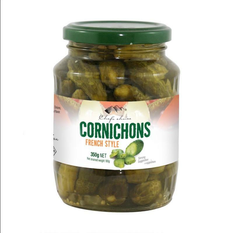 Chef’s Choice French Style Cornichons 350g Chef's Choice, India