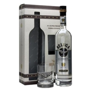 Beluga Noble Vodka Gift Pack with Rocks Glass 0.7L
