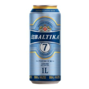 Baltika 7 Lager Beer Premium Can 900ml