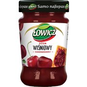 Lowicz Sour Cherry Jam Low Sugar 280g