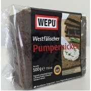 WEPU Pumpernickel 500g / Westfalischer Pumpernickel
