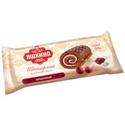 Yashkino Sweet Pastry Roll w/Cream Cherry Filling 200g