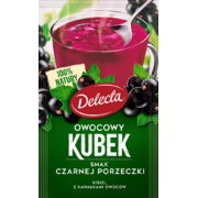 Delecta Fruit Mug Black Currant Instant Pudding with Fruit Pieces 30g