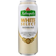 Kalnapilis White Select Beer Can 568mL