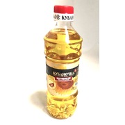 Kubanochka Sunflower Oil Cold Pressed Unrefined Top Grade 0.5L