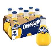 Orangina Citrus Beverage Original Bottle 250ml / All Natural / 6 Pack