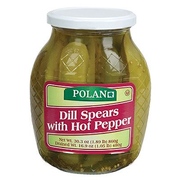 Polan Dill Cucumber Spears w/Hot Pepper 860g 