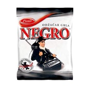 Pionir Hard Filled Candy Negro Bag 200g / Odzacar Grla Negro