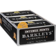 Tuttle & Co Barkleys Mints Tastefully Intense Liquorice 50g / Pack of 6