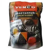 Venco Dutch Licorice Droptoppers Soft & Sweet 215g / Zacht & Zoet