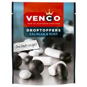 Venco Dutch Licorice Salmiak & Mint 215g / Droptoppers