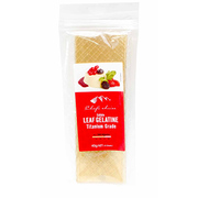 Chef's Choice Leaf Gelatine 150 Bloom Titanium Grade 40g /Red/