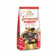 Oliviero Mini Hard Chocolate Hazelnut & Chocolate Nougat Bag 200g / Torroncini