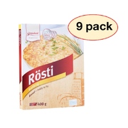 Grocholl Grated Potato Rosti 400g / Rösti Bratfertig / Pack of 9