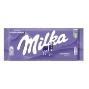 Milka Chocolate Bar Milk Alpine 100g / Alpenmilch