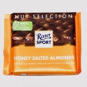 Ritter Sport Chocolate Bar Milk Honey Salted Almonds 100g