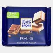 Ritter Sport Chocolate Bar Milk Praline 100g